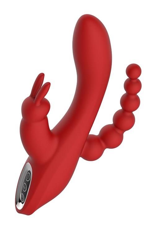 Вибратор-кролик Dream Toys Hera, 21 см (красный)