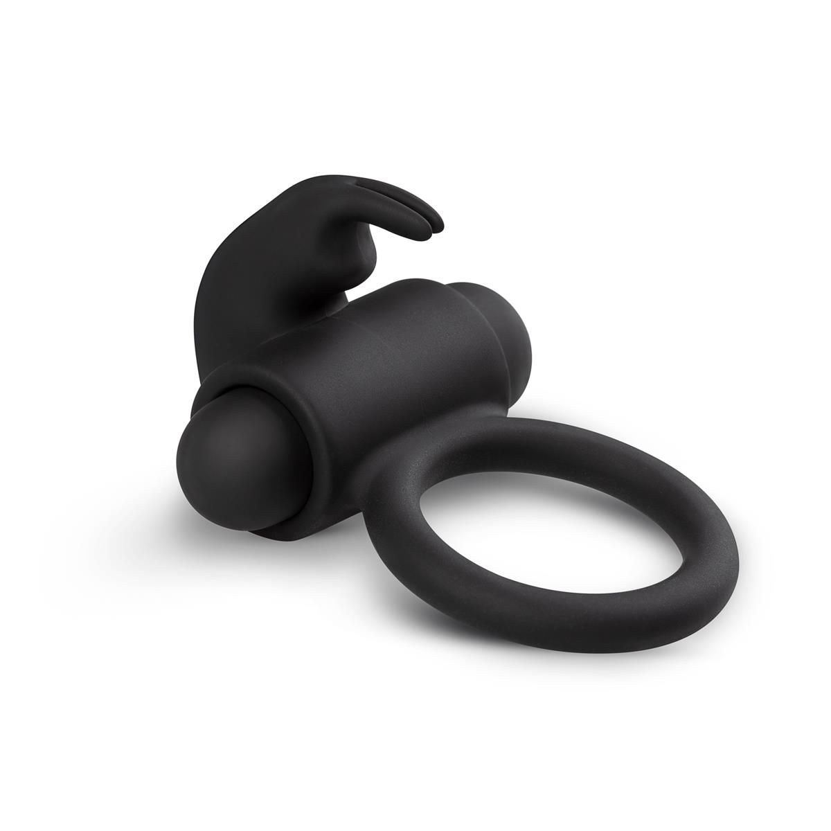 Эрекционное кольцо EasyToys Bunny Vibe Ring, 7.4 см (черный)