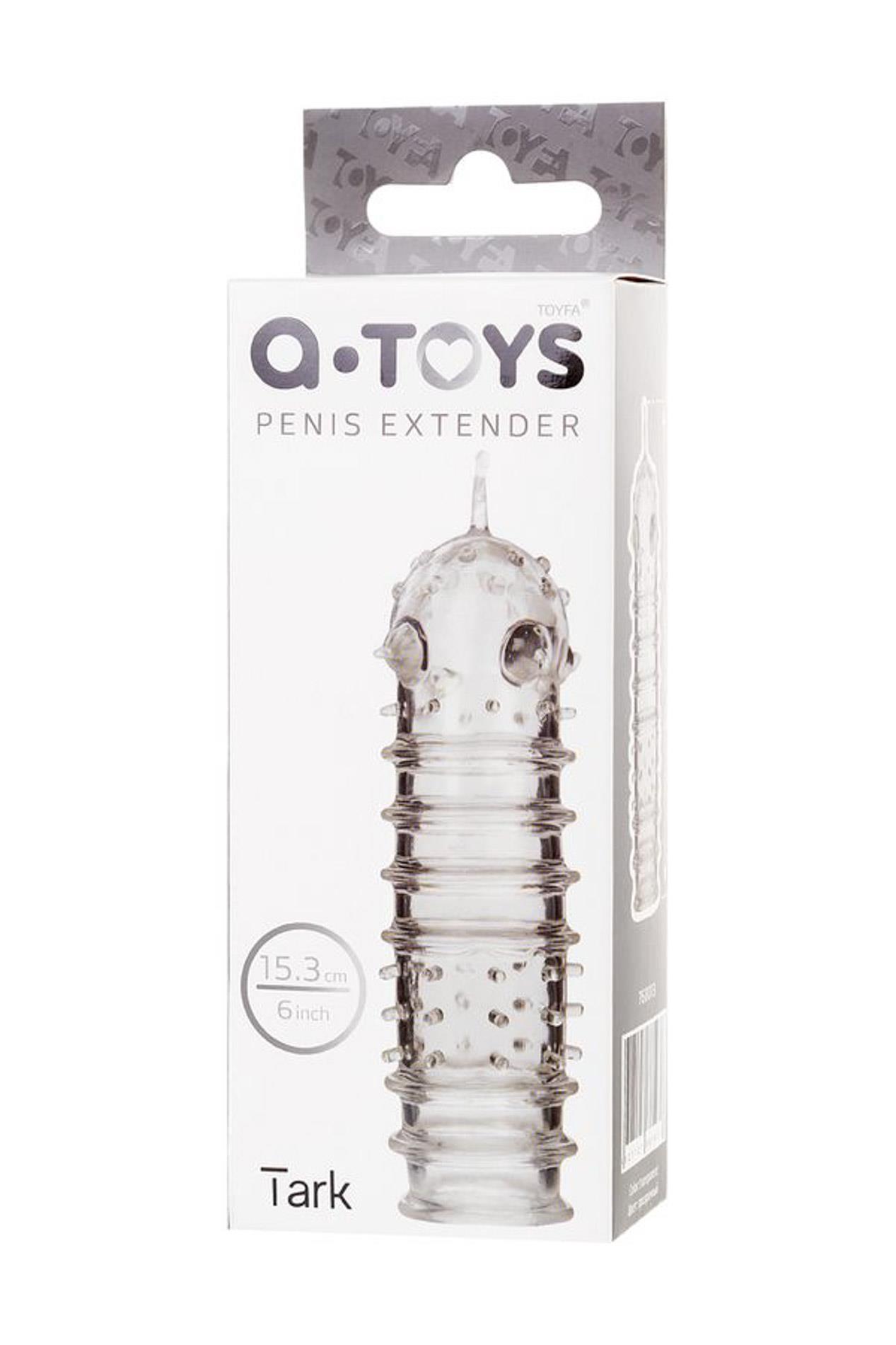 Насадка на пенис A-Toys Penis Sleeve, 15.3 см (прозрачный)