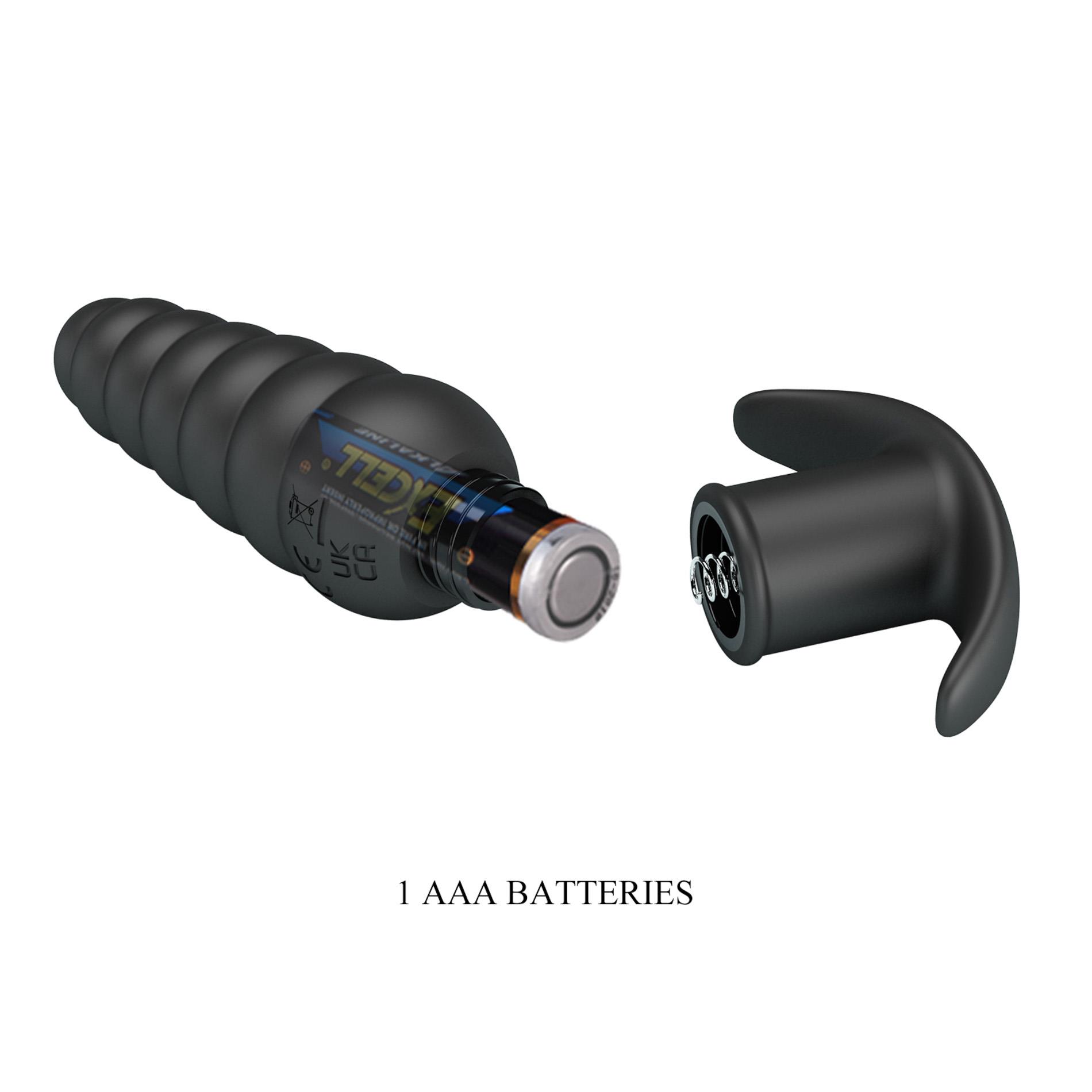 Korek analny Pretty Love Aeolis, 11 cm (czarny)