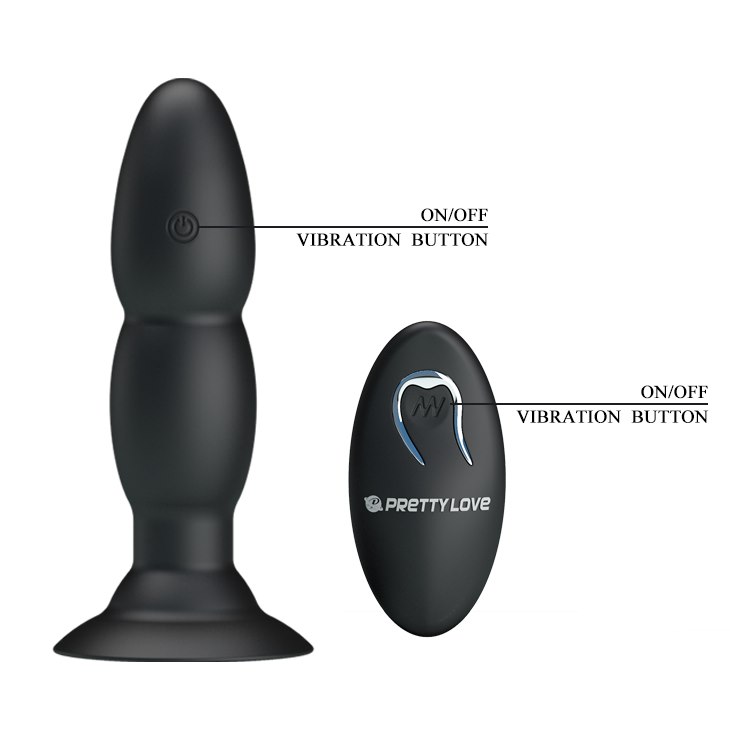 Zestaw zabawek erotycznych Pretty Love Master Hunter, 4 szt (czarny)