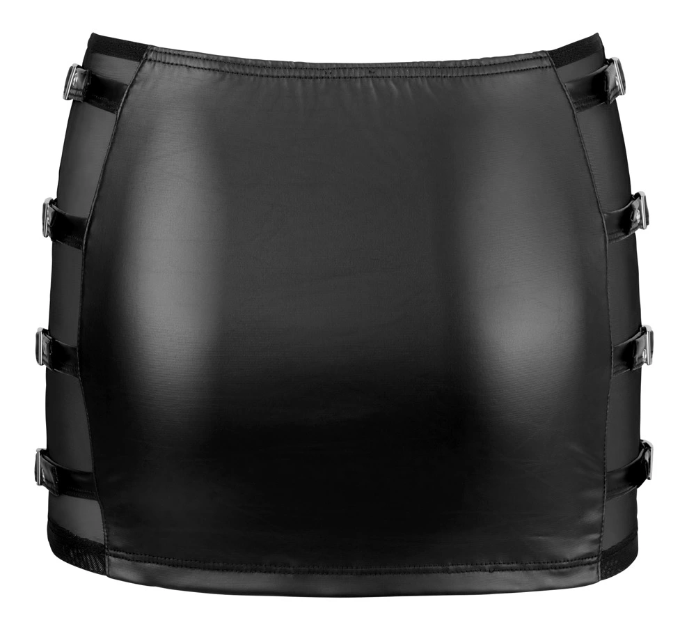 Мини-юбка Cottelli Party Skirt Buckles, L (черный)