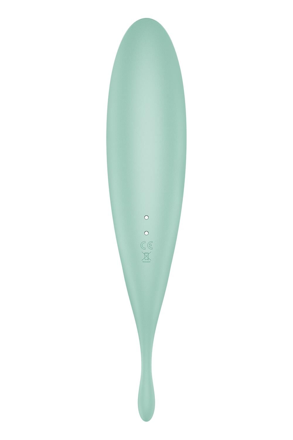 Вакуумный стимулятор клитора с вибрацией Satisfyer Twirling Pro+ (зеленый)