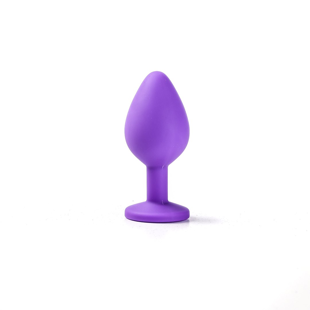 Korek analny Simply Pleasure M, 8 cm (czerwony)