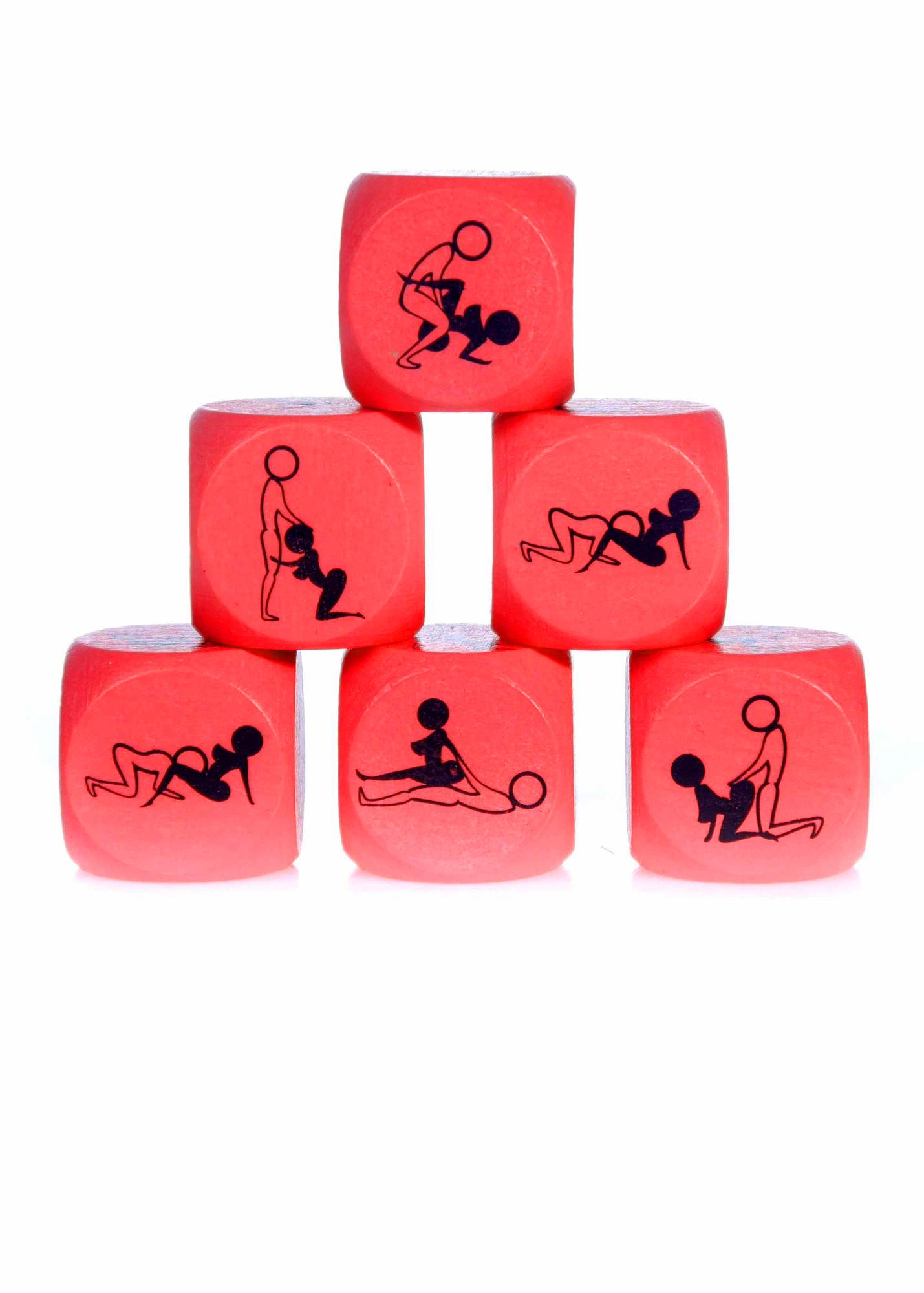 Kostka do zabaw erotycznych Grammi, 1 szt (czerwony)