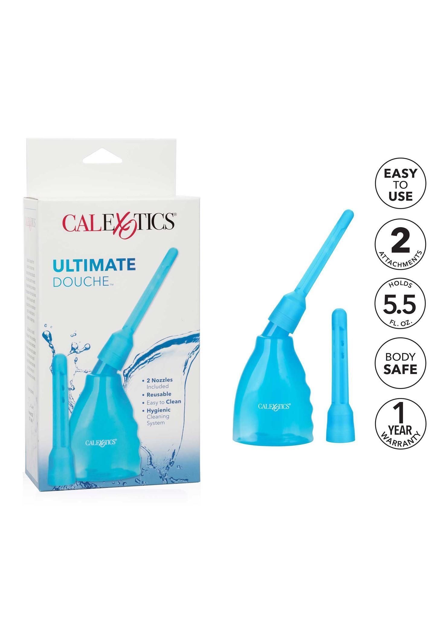 Анальний душ California Exotic Novelties Ultimate Douche, 162 мл (блакитний)