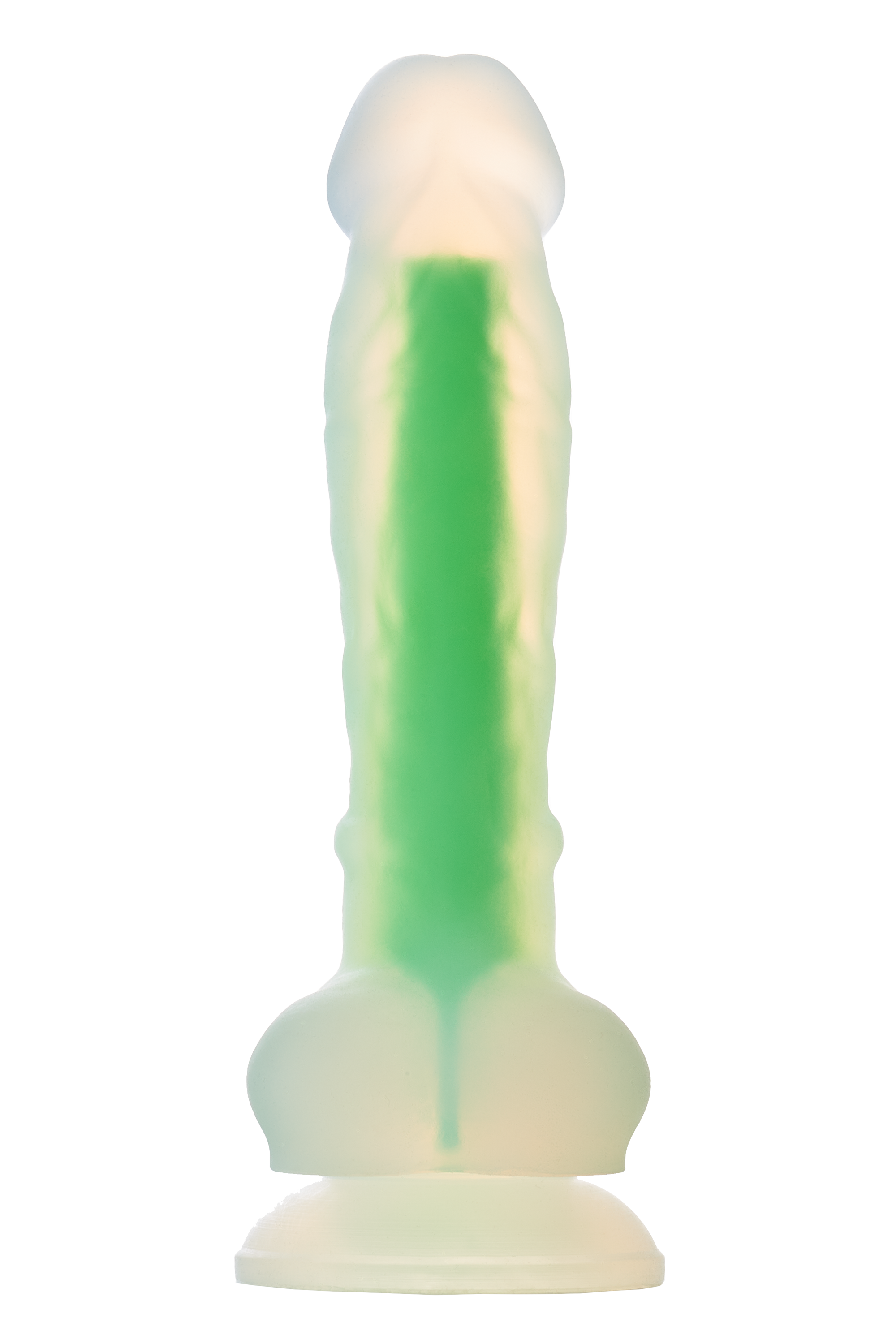 Фаллоимитатор Radiant Glow In The Dark Soft, 17,5 см (зеленый)