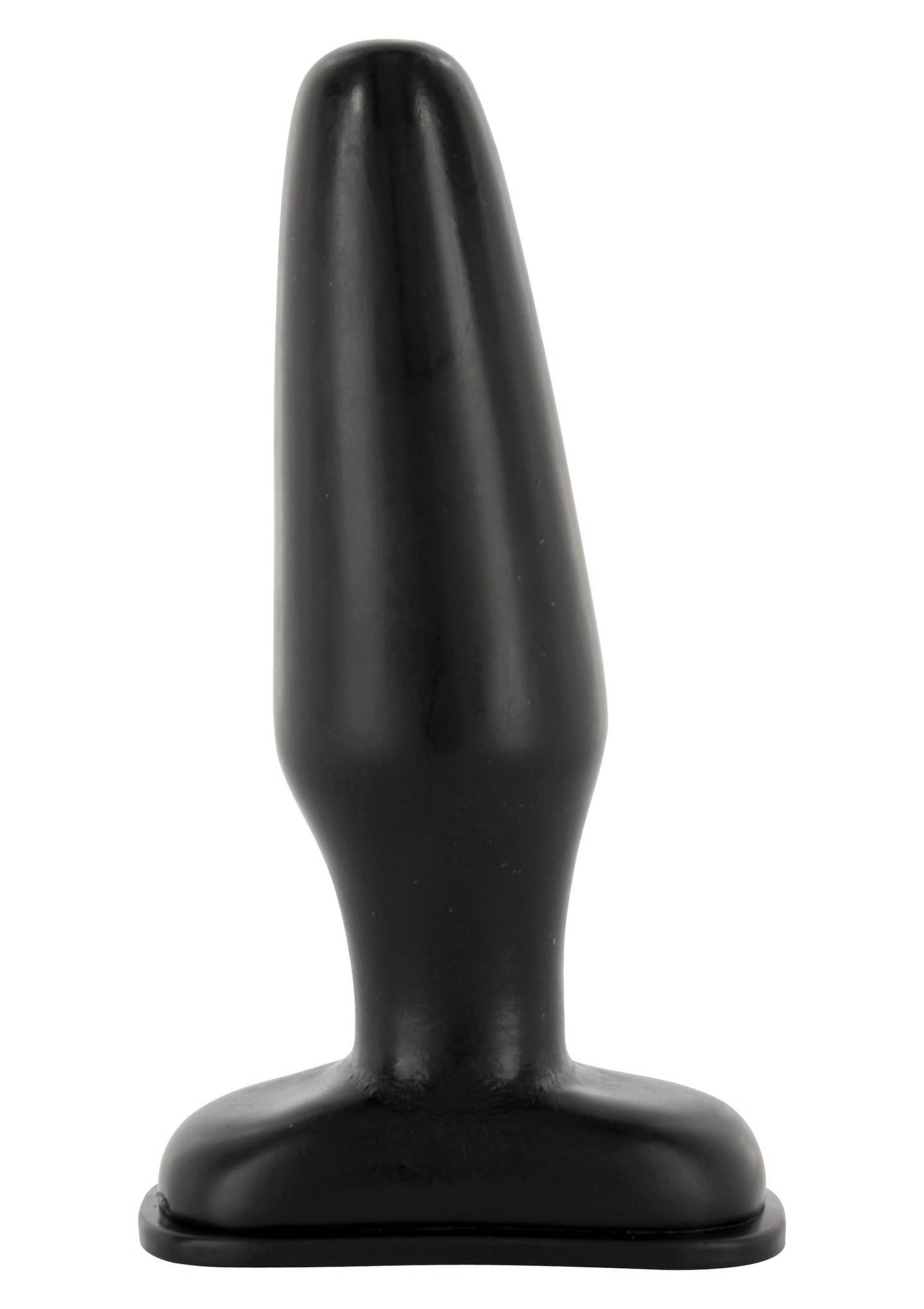 Korek analny Ass Master, 14 cm (czarny)
