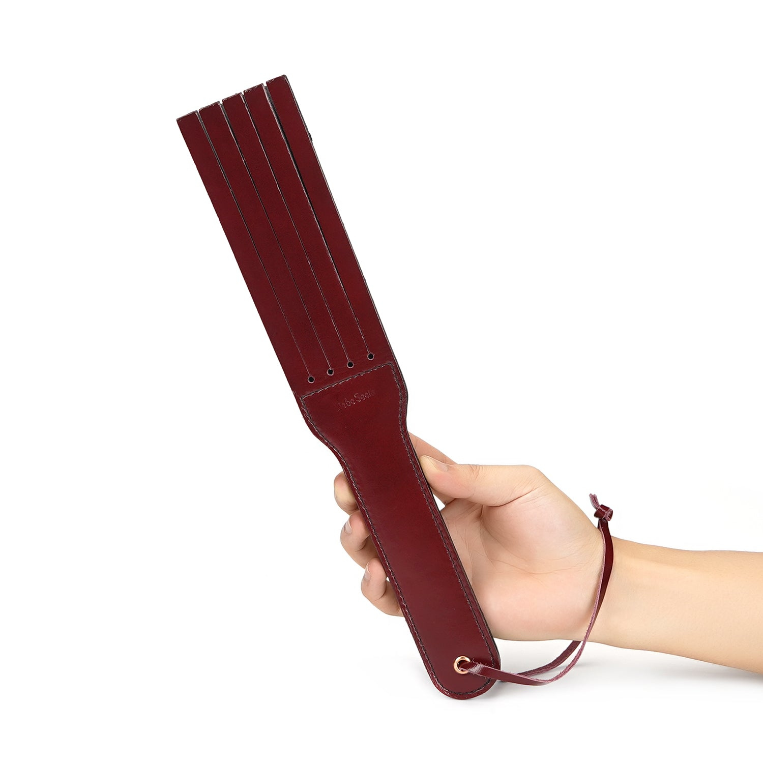 Шлепалка Liebe Seele Wine Red Spanking Paddle, 34.5 см (бордовый)