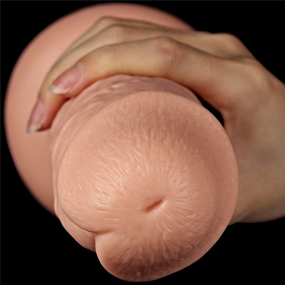 Реалистичный вибратор LoveToy, 28 см (телесный)