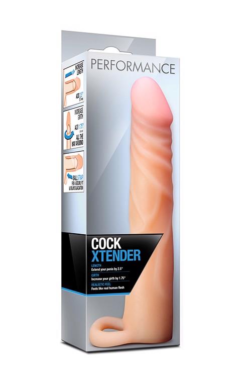 Насадка на пенис Performance 7 Cock Xtender, 18 см (телесный)