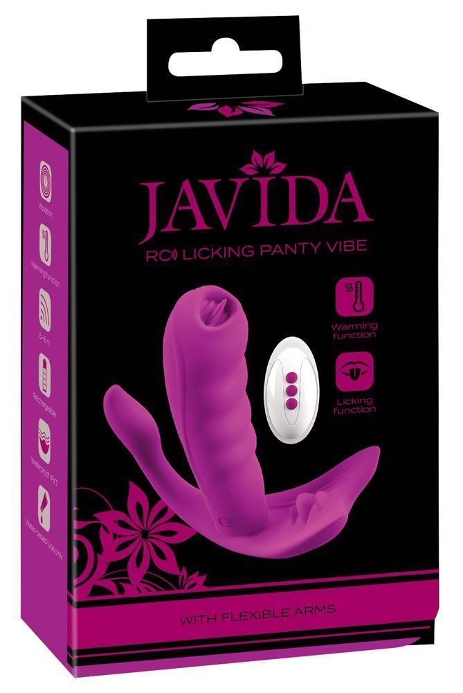 Вибратор Javida Licking Panty Vibe, 11 см (розовый)