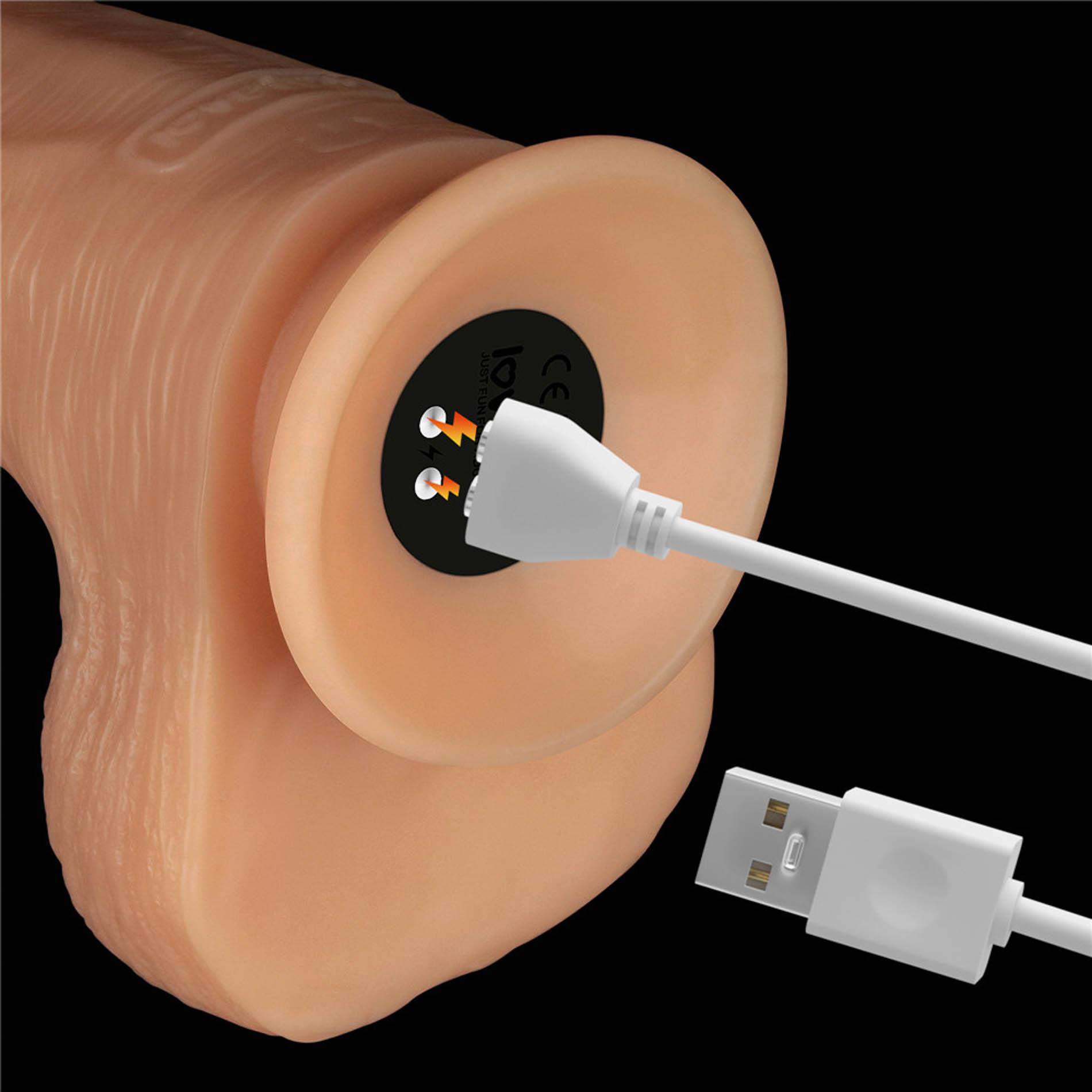 Вибратор Lovetoy Power Basics Cock 11'', 28.3 см (телесный)
