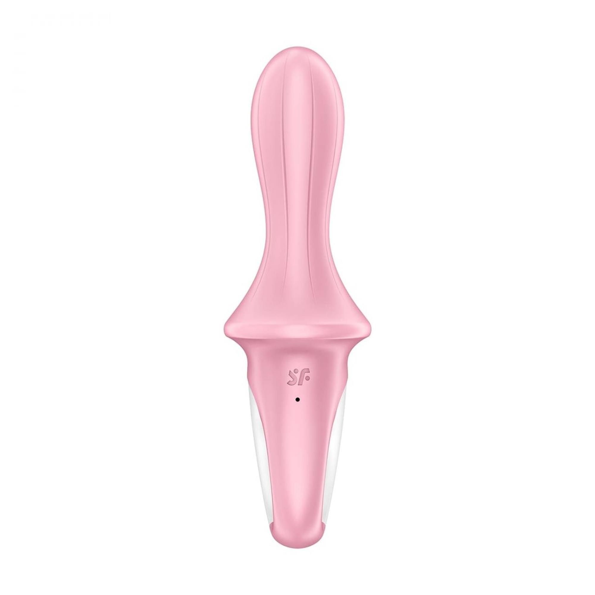 Надувний анальний вібратор Satisfyer Air Pump Booty 5+, 19 см (рожевий)