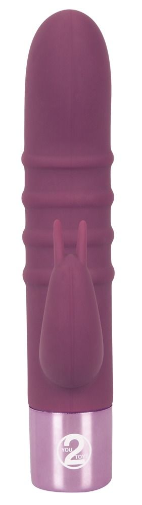 Вибратор-кролик Elegant Series Rabbit Vibe, 16 см (фиолетовый)