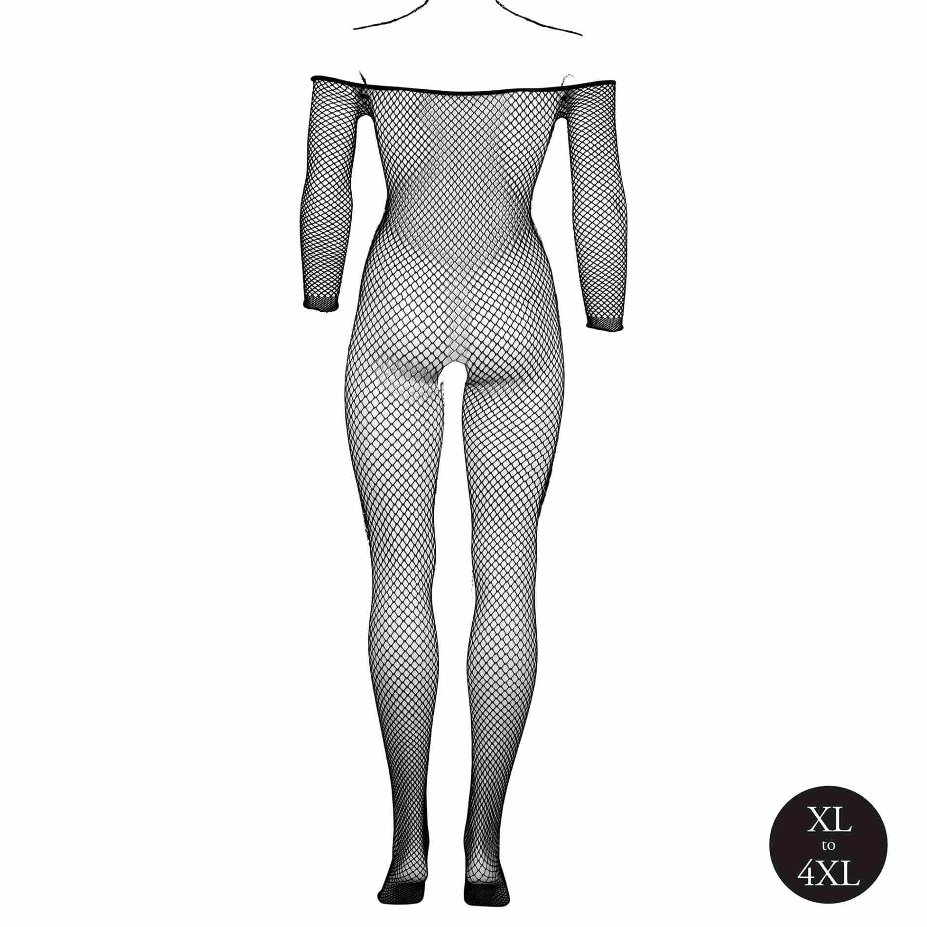 Бодістокінг Le Désir With Off Shoulder Neckline, Plus Size (чорний)