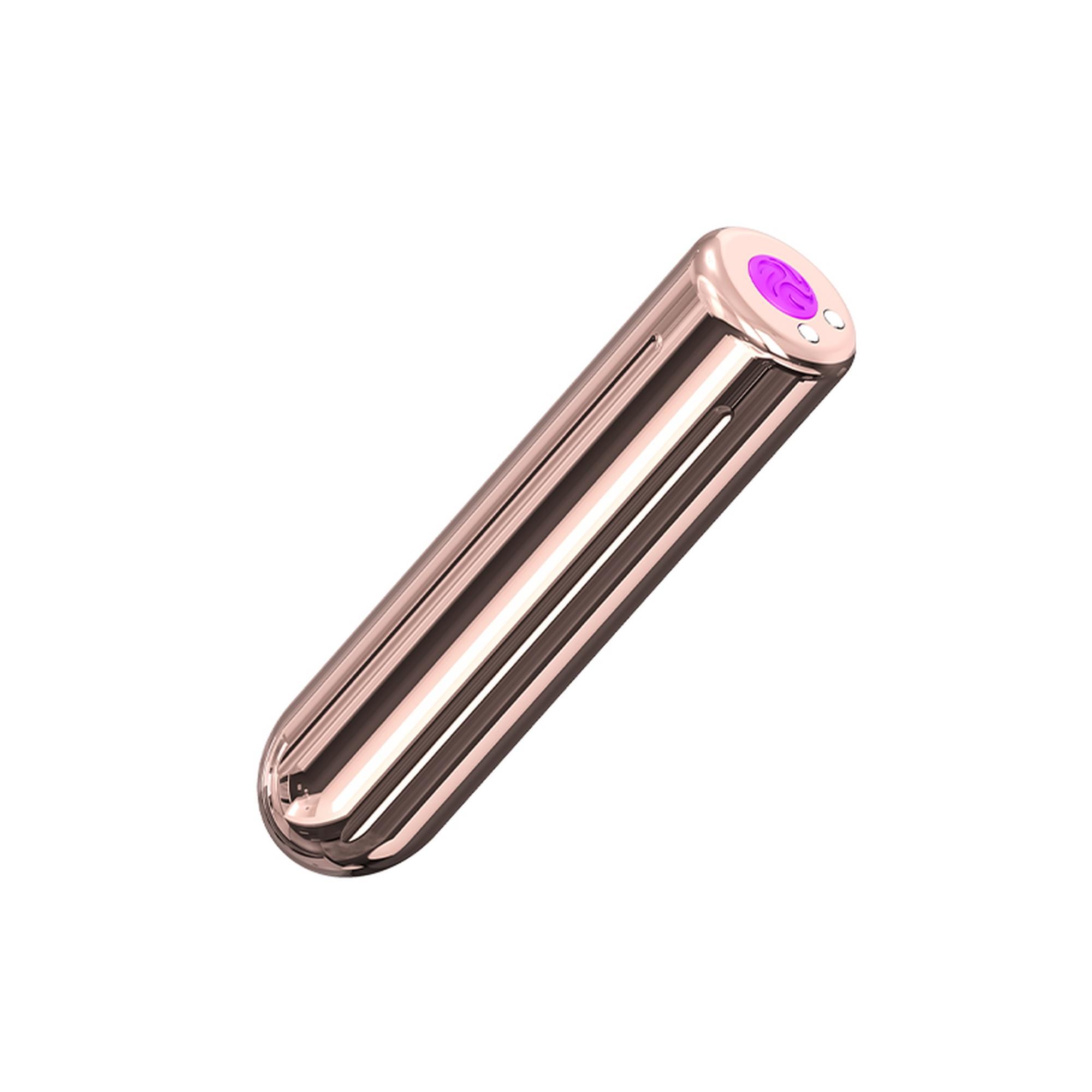 Вібратор B - Series Joy Rock golden, 7.3 см (рожеве золото)