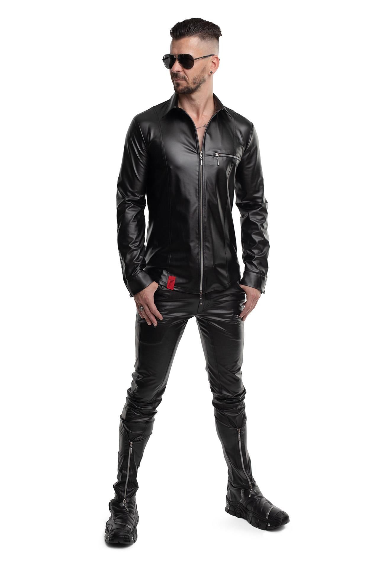 Koszula Regnes Fetish Planet RMPasquale001, XL (czarny)