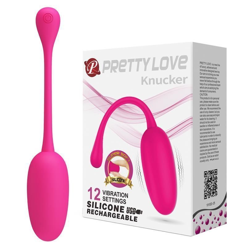 Виброяйцо Pretty Love Knucker, 18.6 см (розовый)