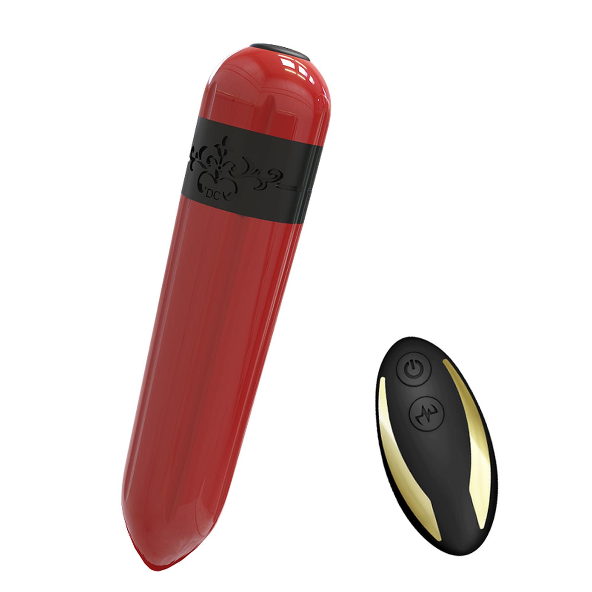 Вибратор для клитора Boss Series Rocket, 9.4 см (красный)