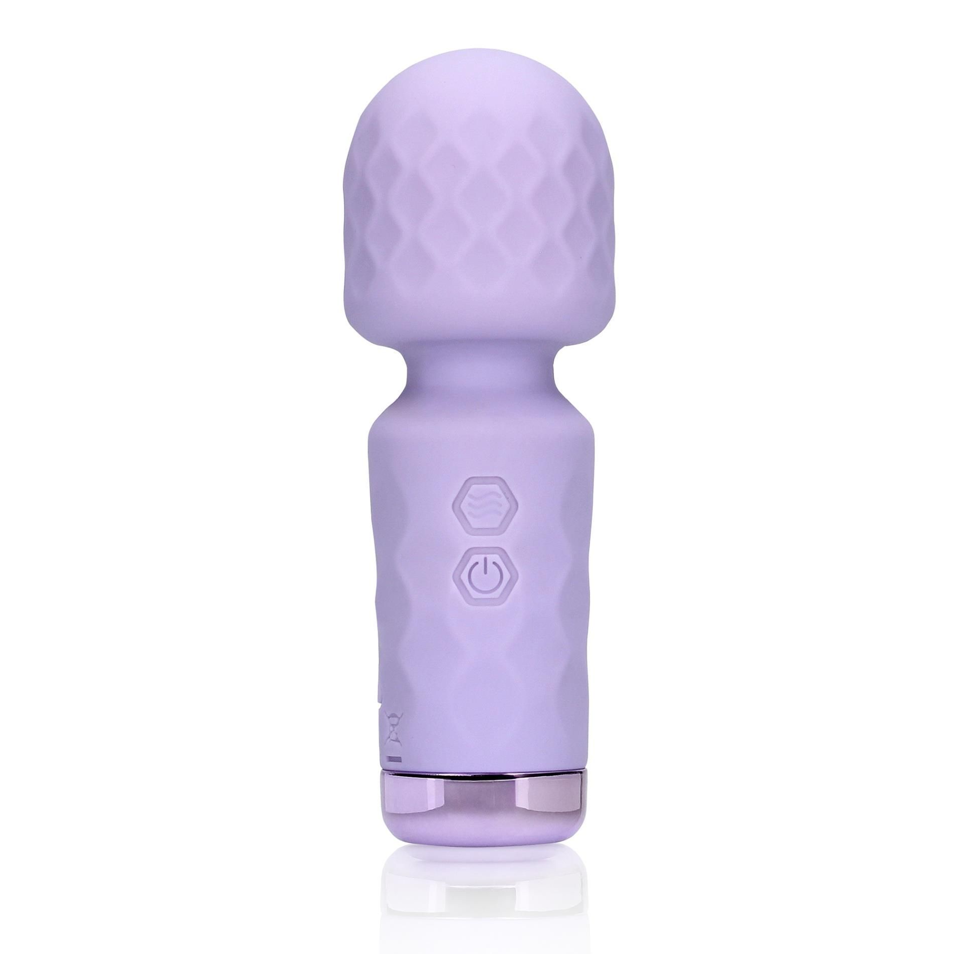 Мини-вибратор Loveline Mini Wand, 11.4 см (фиолетовый)