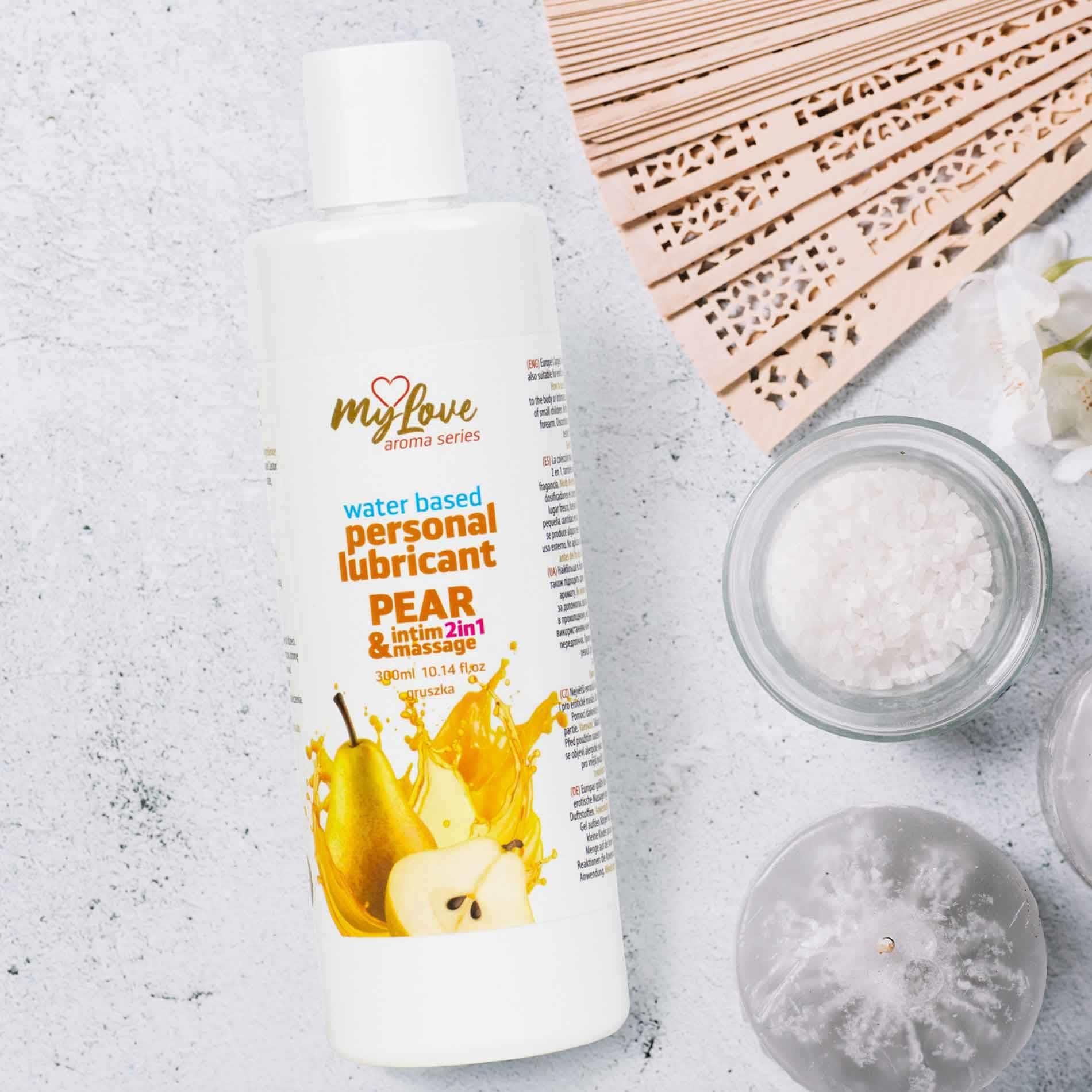 Лубрикант MyLove Aroma Series Intim&Massage 2in1 Pear, 300 мл