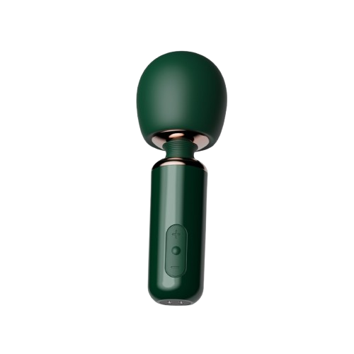Вибромассажер Qingnan No.5 Powerful Mini Wand, 18,3 см (зеленый)