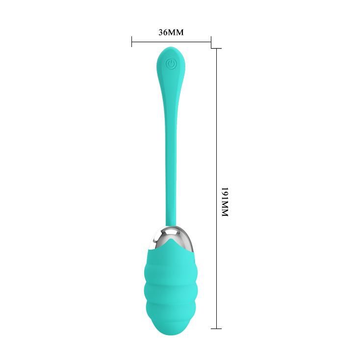 Виброяйцо Pretty Love Franklin Vibrating Egg, 19,1 см (мятный)