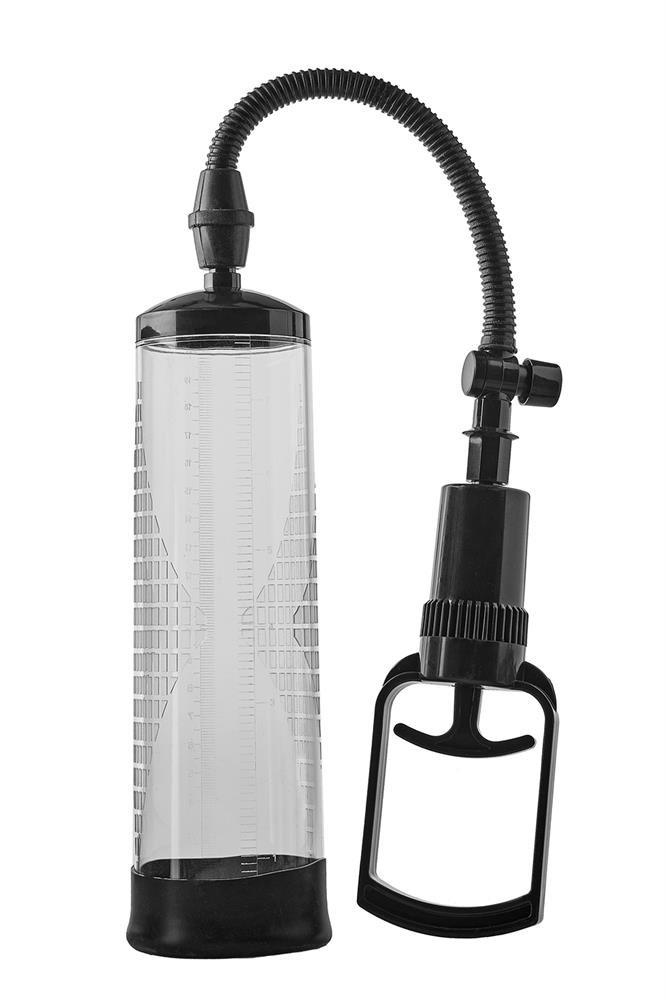 Вакуумная помпа Dream Toys Ramrod Penis Pump Trigger, 20 см (прозрачный)