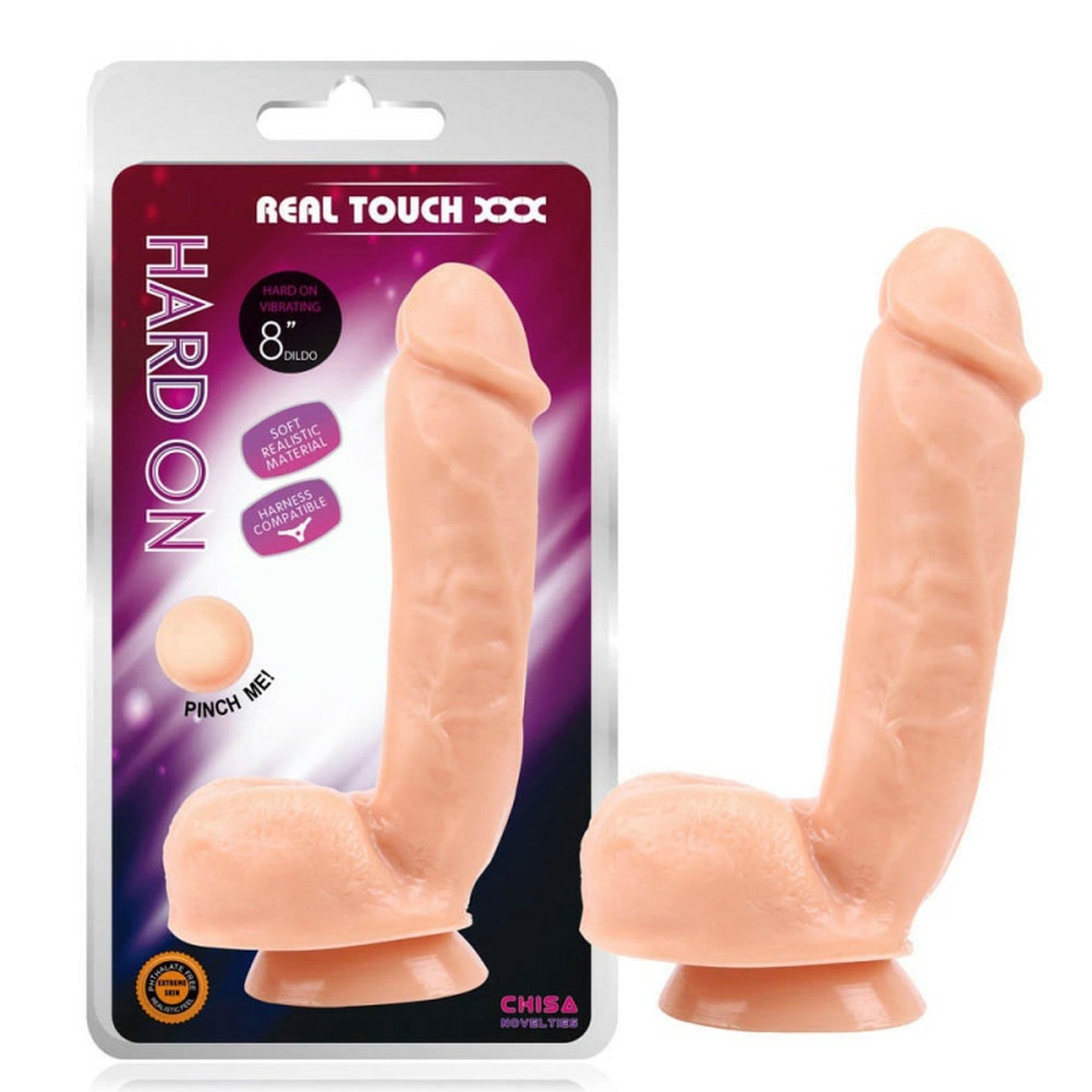 Фаллоимитатор Real Touch XXX Hard On Flesh, 22 см (телесный)