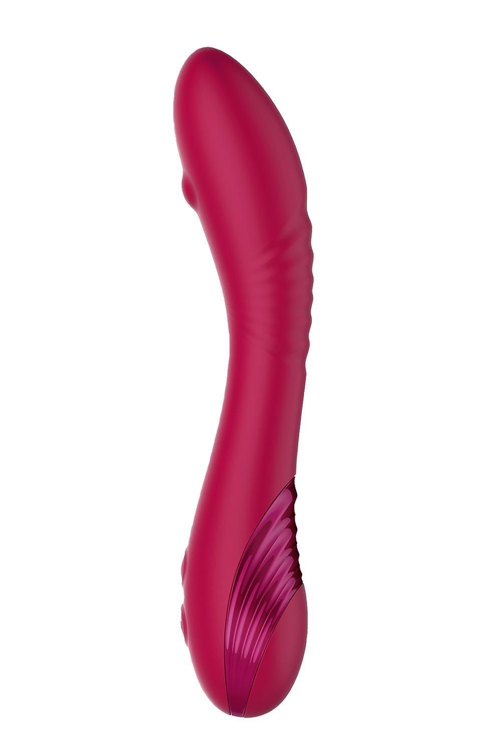 Вибратор Dream Toys Sparkling Cecilia, 20 см (красный)