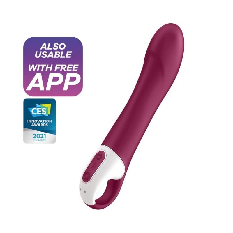 Вібратор Satisfyer Big Heat, 22,5 см (фуксія)