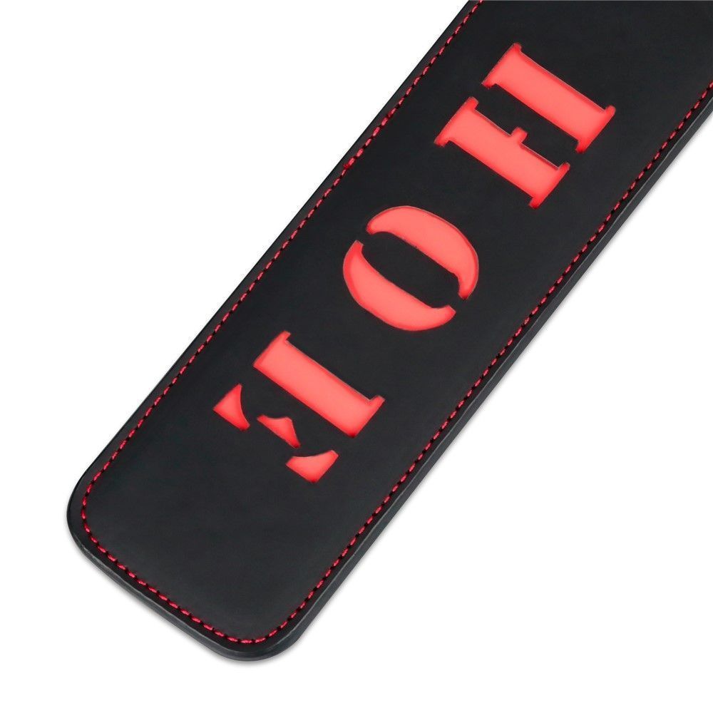 Плеть Rebellion Reign Paddle "Hoe", 38 см (чорний)