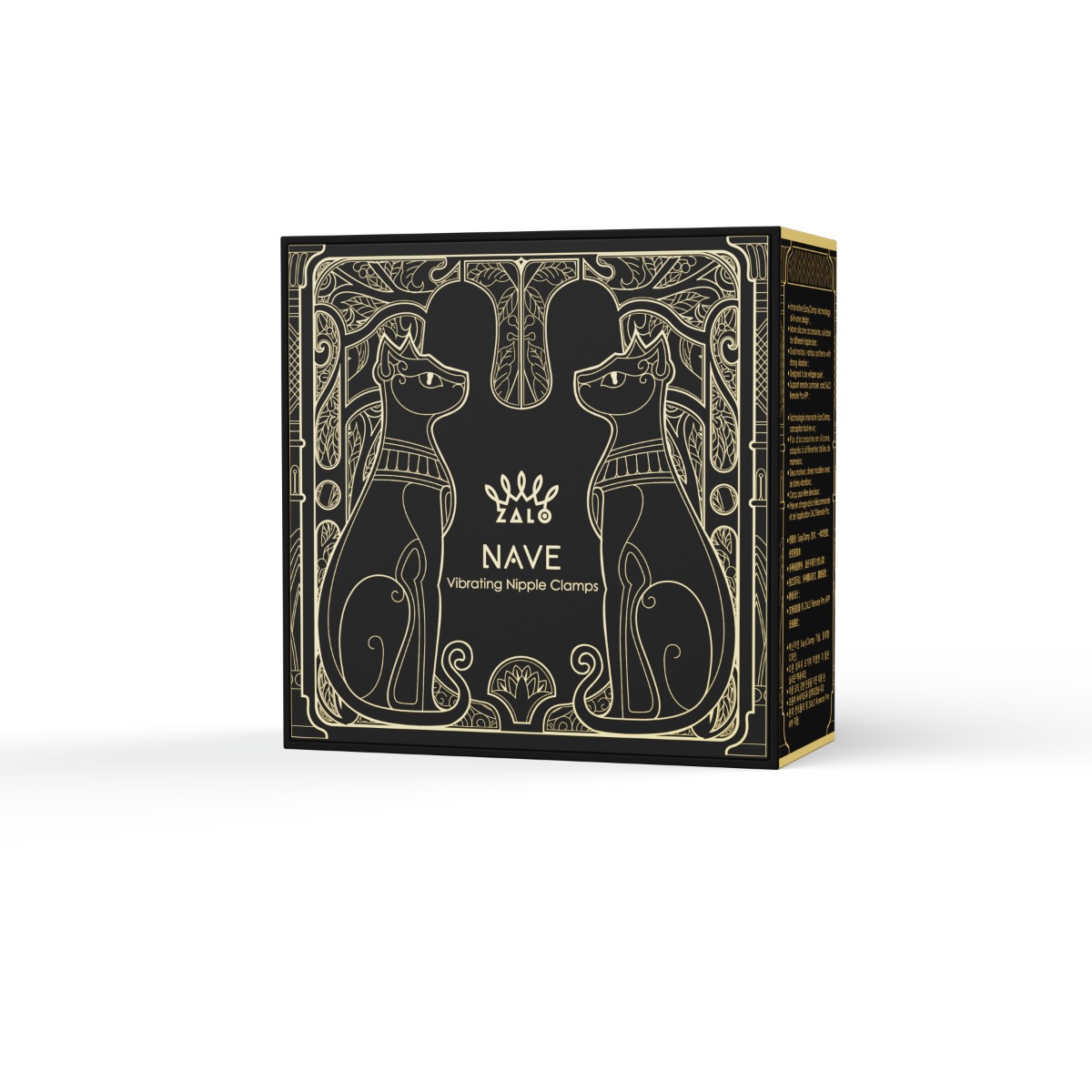 Wibrator piersiowy Zalo Nave Obsidian, 6,3 cm (różowy)