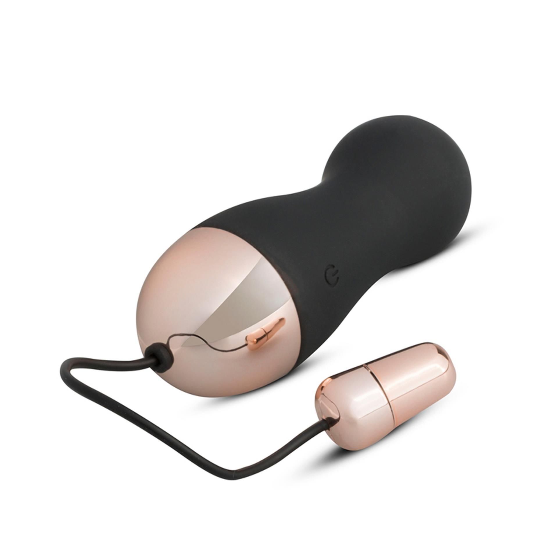 Wibrujące jajeczko Teazers Egg With Remote, 8 cm (czarny)