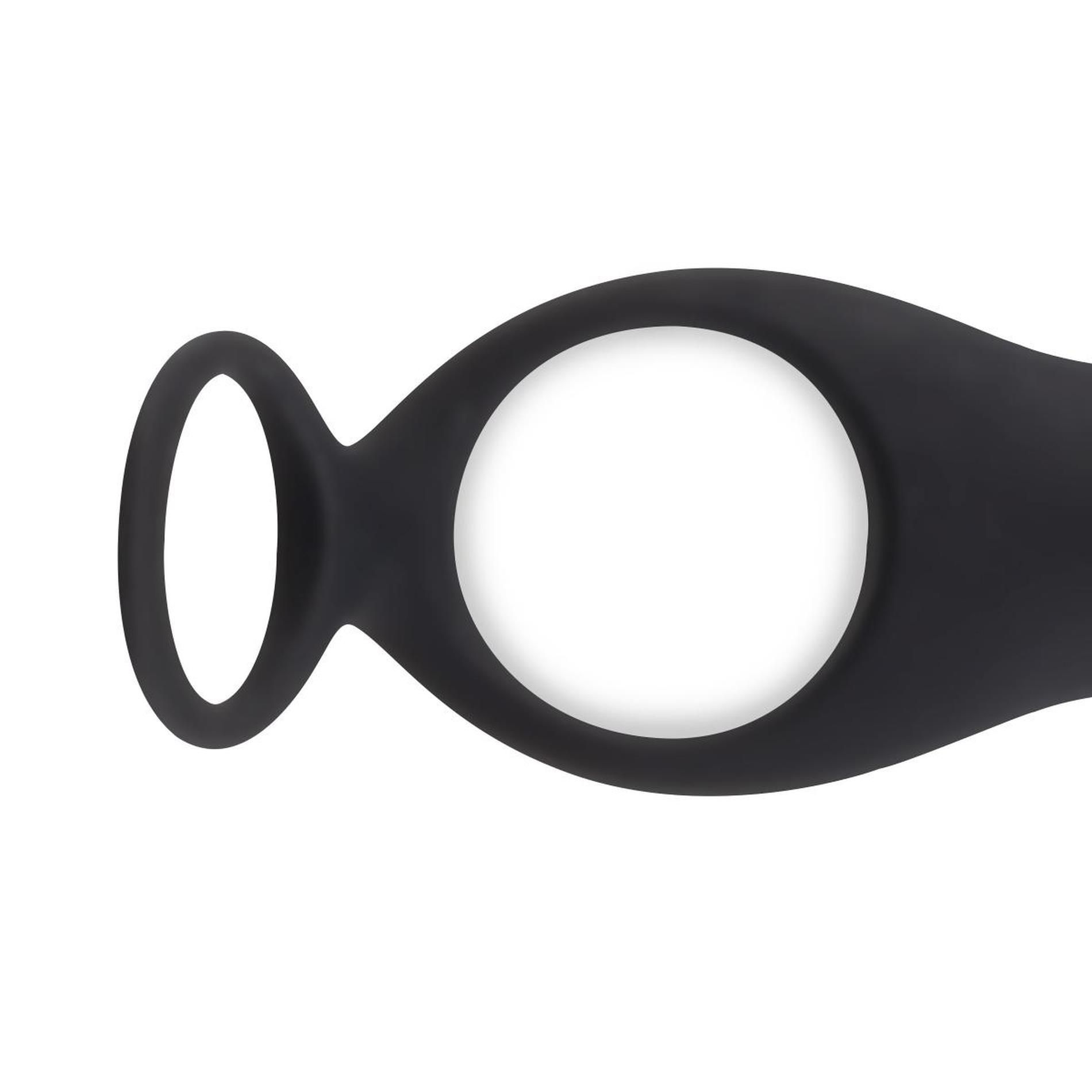 Стимулятор простаты Teazers Cock & Ball Ring, 7.5 см (черный)