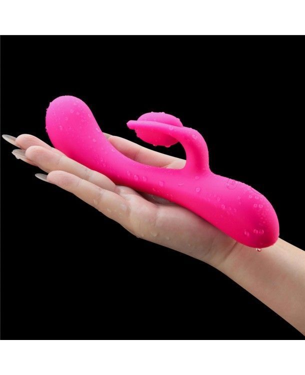 Wibrator królik Lovetoy L'Allure Swirl, 19.5 cm (różowy)