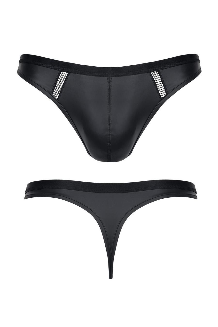 Мужские стринги Regnes Fetish Planet wetlook, XXL (черный)