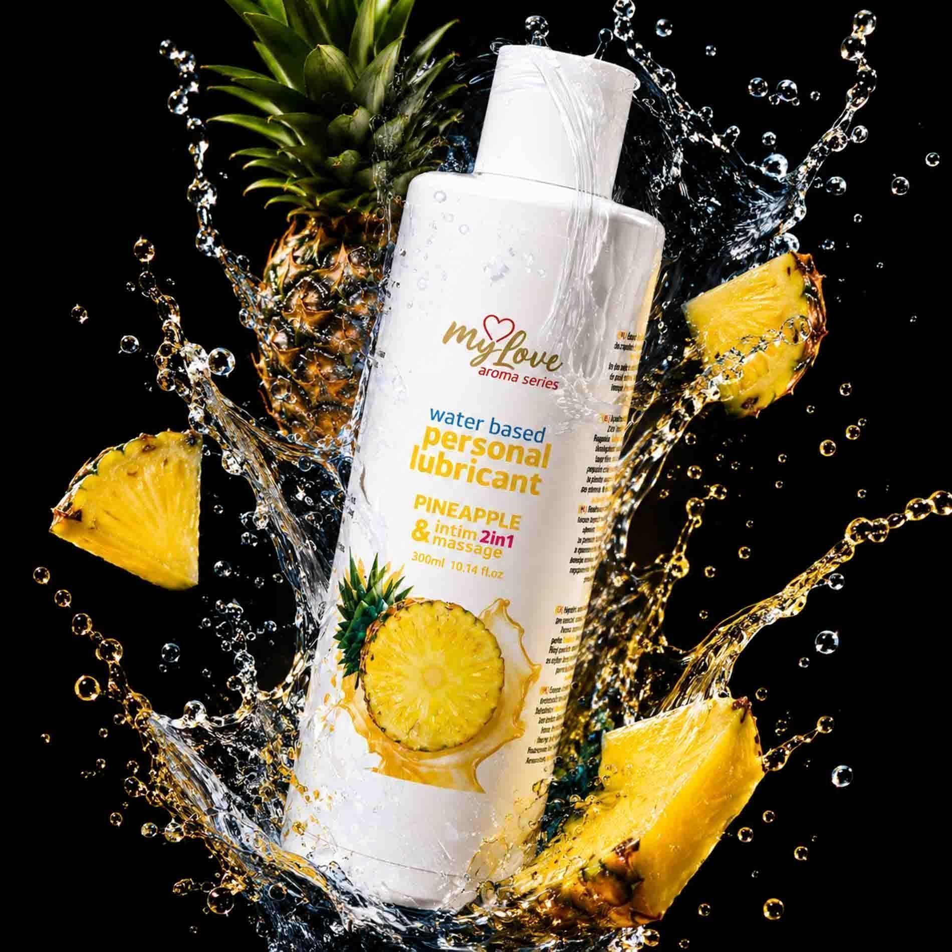 MyLove Aroma Series Intim&Massage 2in1 Pineapple - Lubrykant, 300 ml