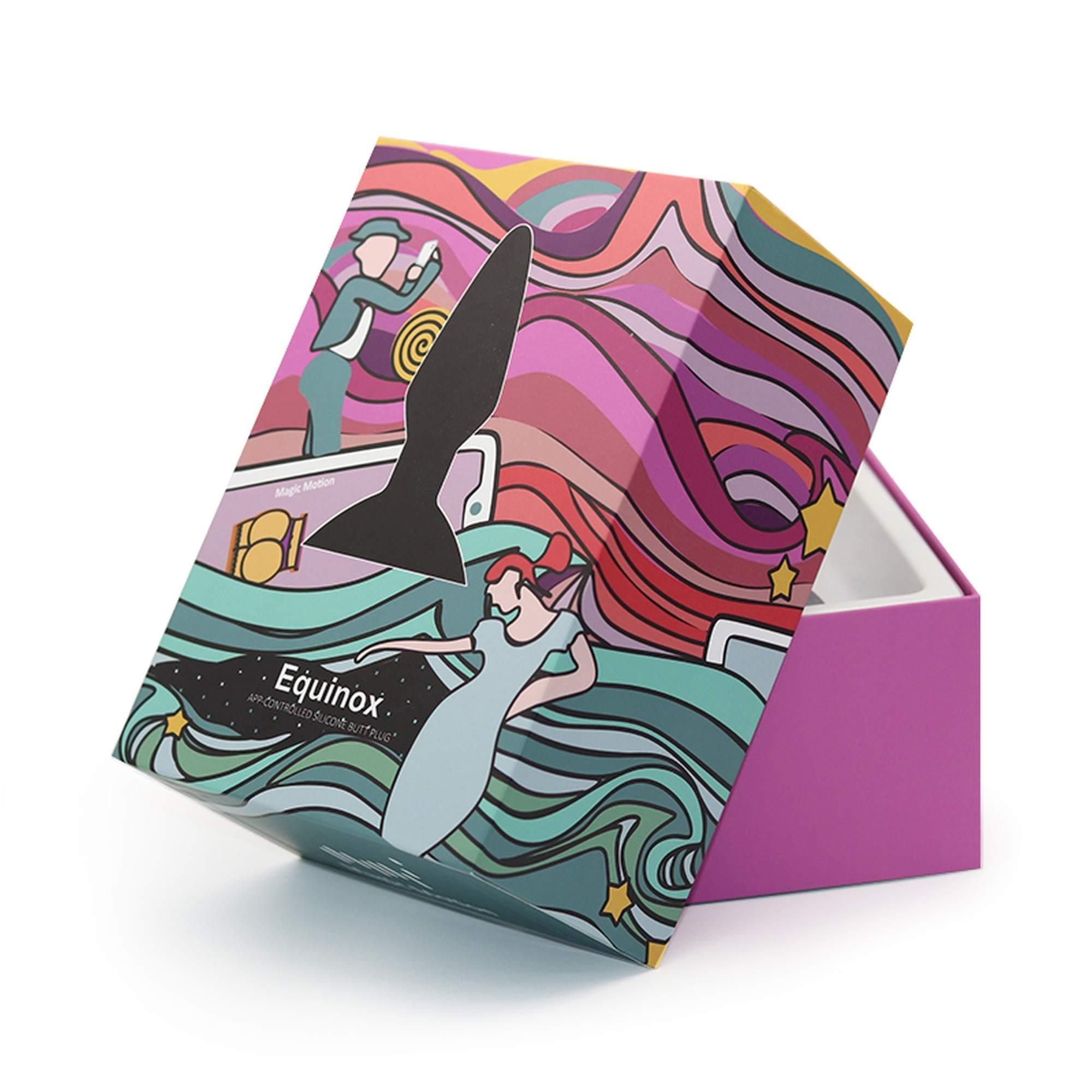 Inteligentny korek analny Magic Motion Equinox, 10.8 cm (czarny)