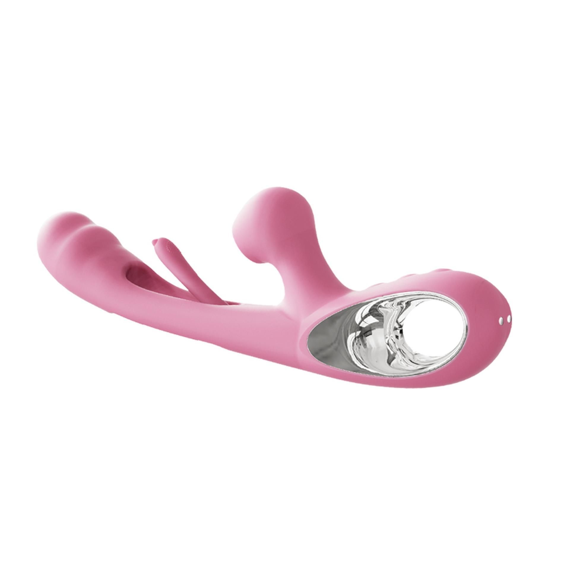 Wibrator królik B - Series Lyla Corse, 24.5 cm (różowy)