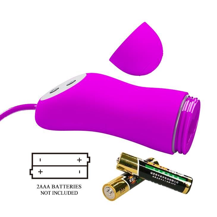 Вібратор з вакуумним стимулятором клітора Pretty Love Suction & Vibro Bullets (рожевий)