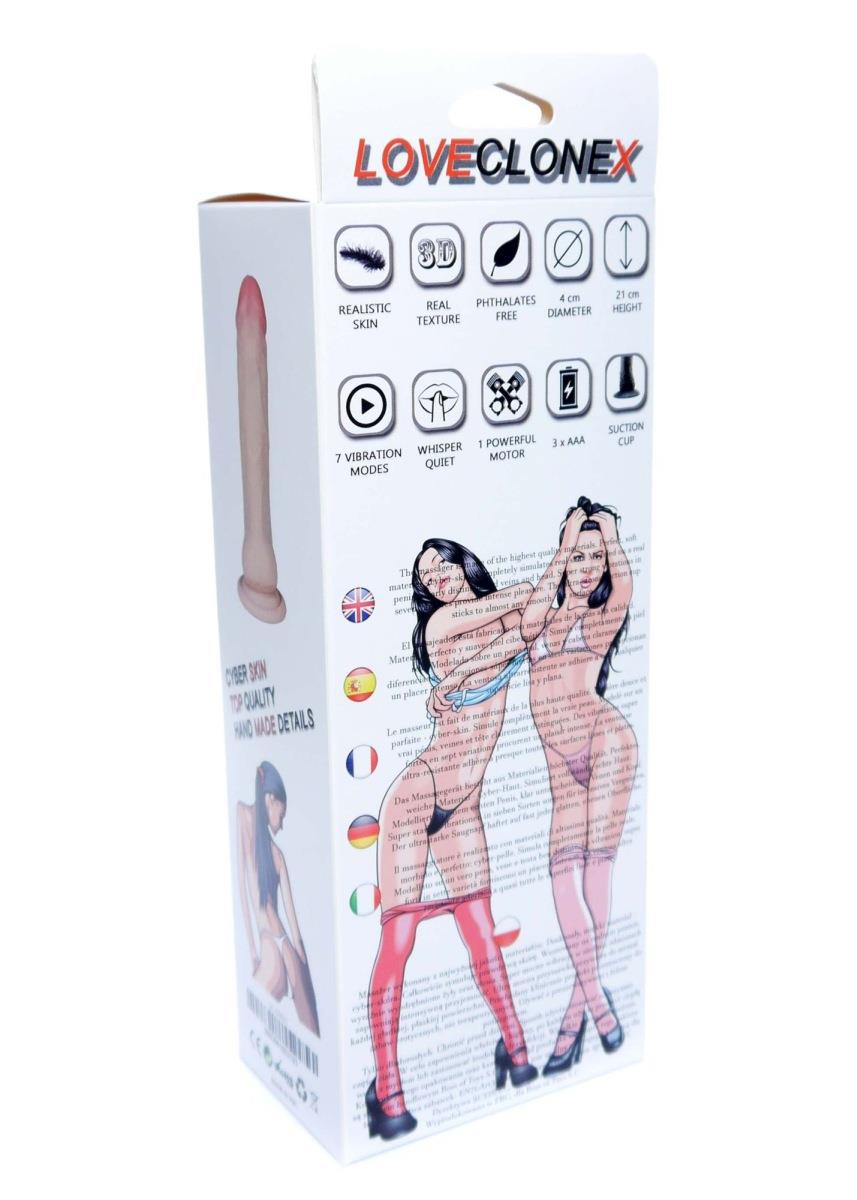 Вибратор B - Series Real Uranos 7", 21 см (телесный)
