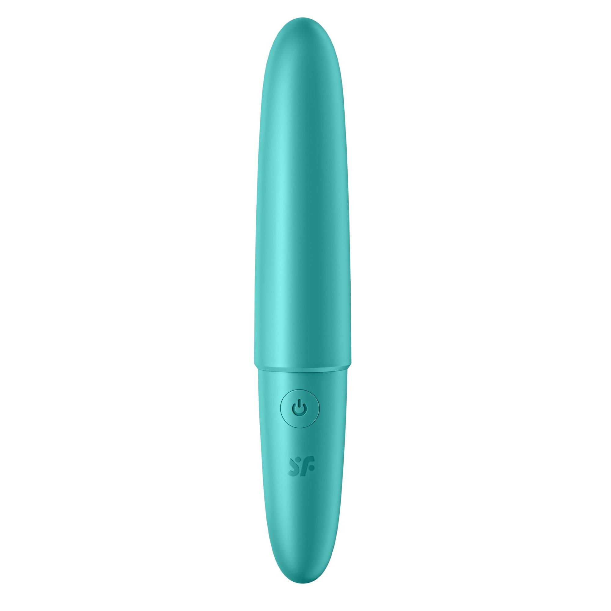 Вибратор для клитора Satisfyer Ultra Power Bullet 6, 12.8 см (бирюзовый)