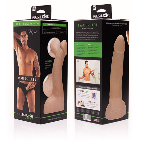 Фаллоимитатор Fleshlight Guys Ryan Driller, 21 см (телесный)