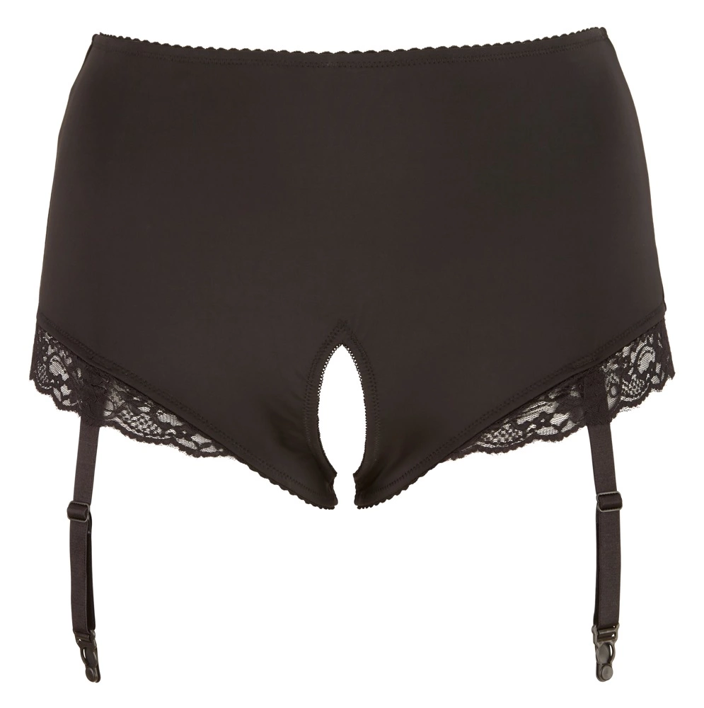 Трусики Cottelli Curves otwarte, 2XL (черный)