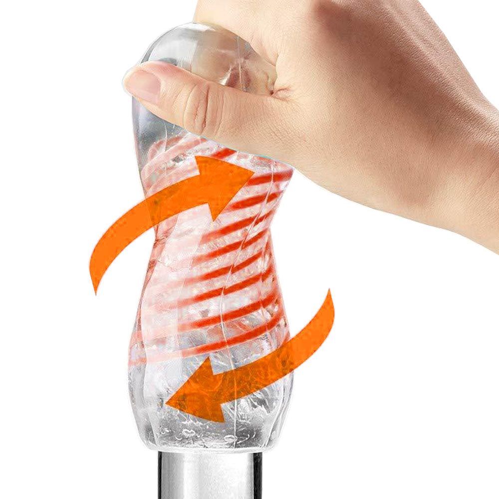 Мастурбатор Tenga Spinner Hexa (оранжевый)