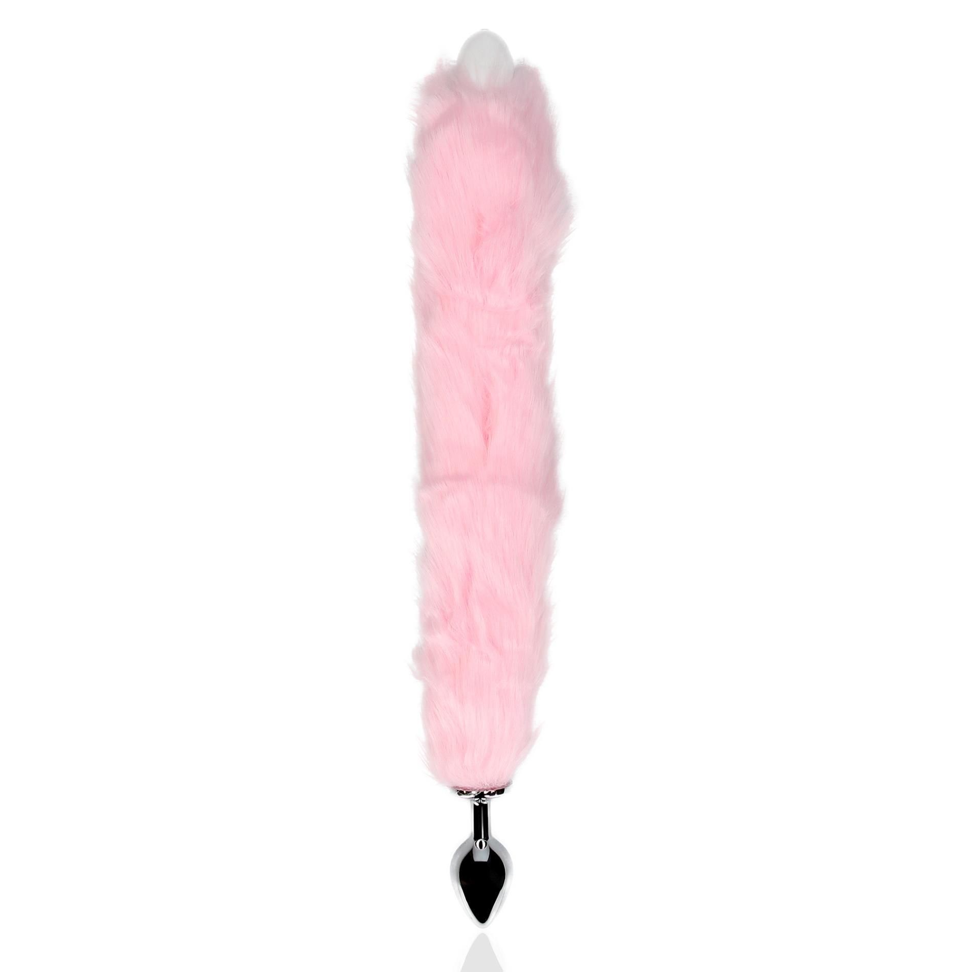 Korek analny Ouch! Fox Tail, 42.5 cm (różowy)