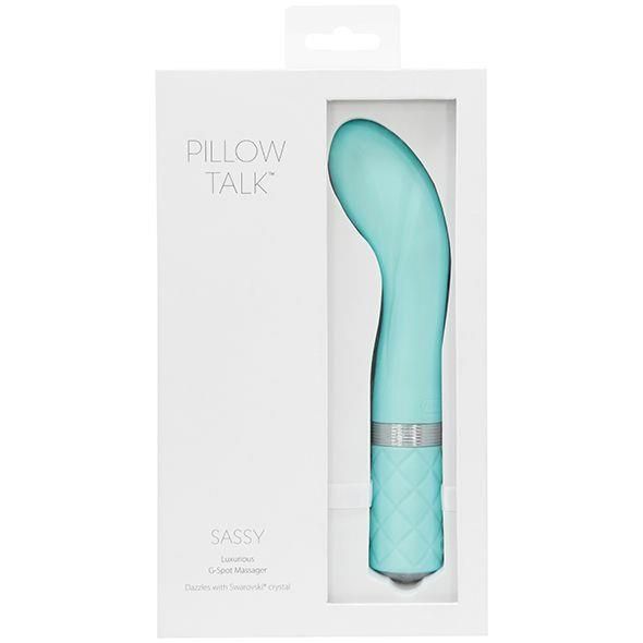 Вибратор Pillow Talk Sassy Teal, 19,8 см (голубой)