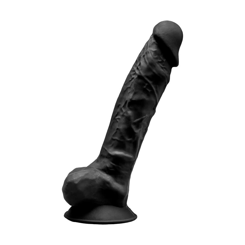 Фаллоимитатор Silexd Premium Silicone Dildo Model 1 Size 9, 23 см (черный)